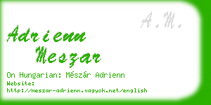 adrienn meszar business card