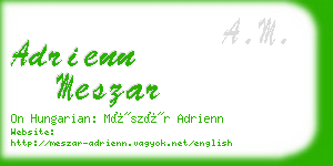 adrienn meszar business card